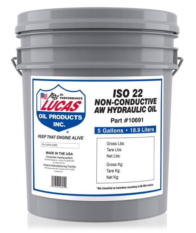 NON-CONDUCTIVE ANTI-WEAR HYDRAULIC OIL ISO 22